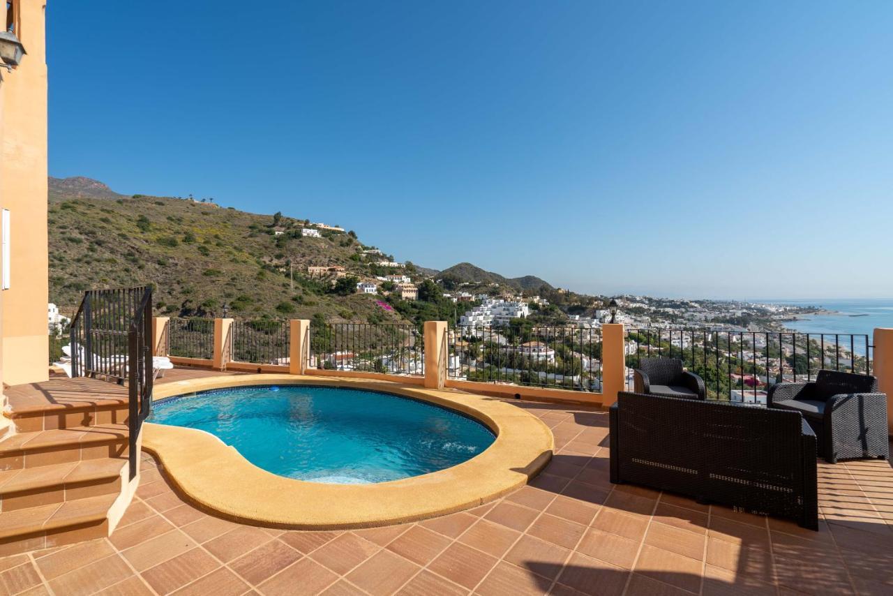 Chalet Con Vistas Al Mar Y Piscina Mojacar Ngoại thất bức ảnh