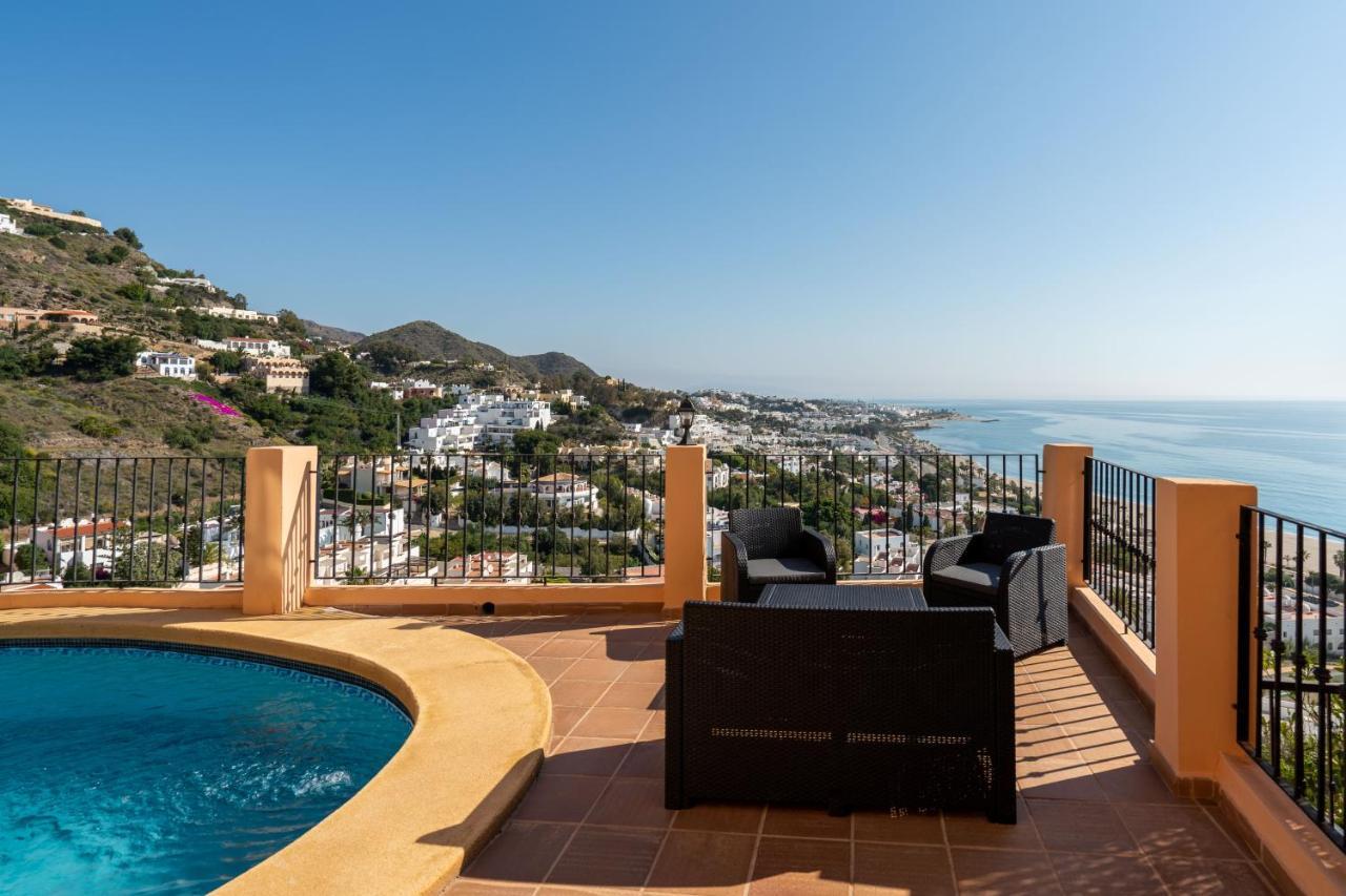 Chalet Con Vistas Al Mar Y Piscina Mojacar Ngoại thất bức ảnh